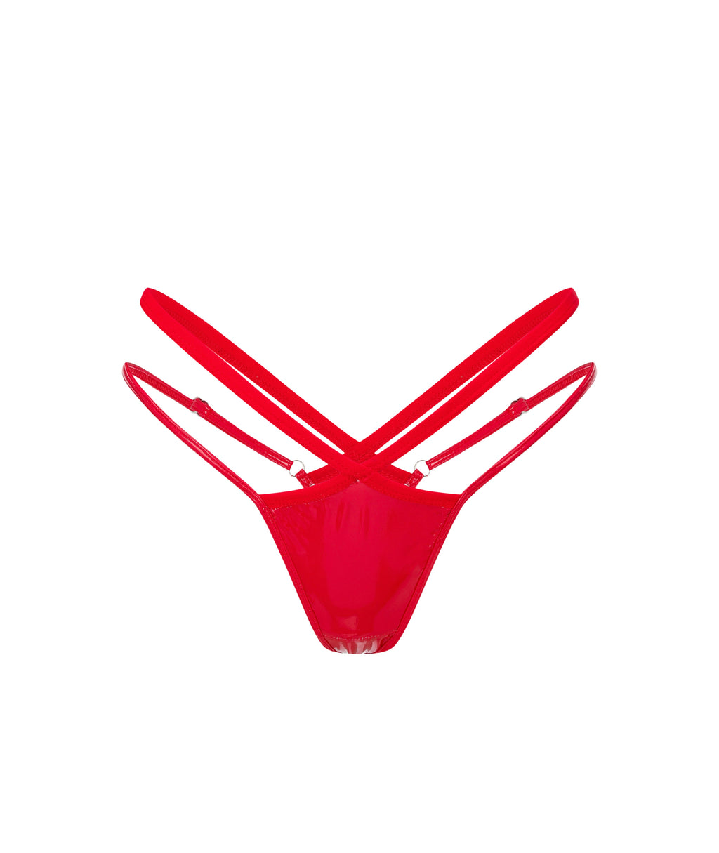 Mark II —  flame red bikini bottom