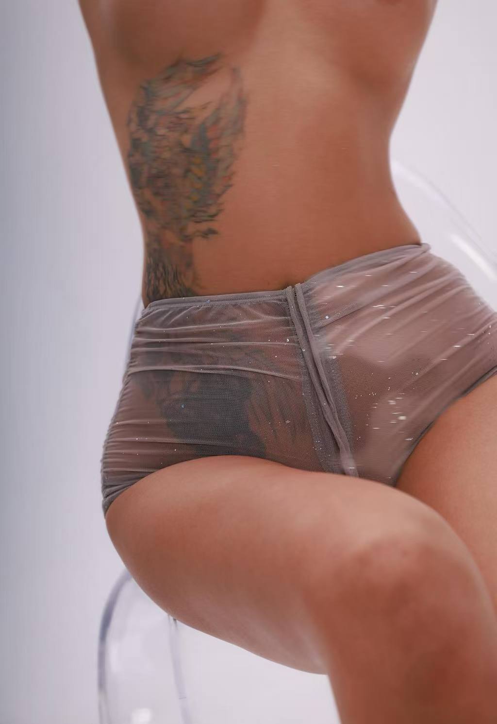 Seraphina shorts — fog