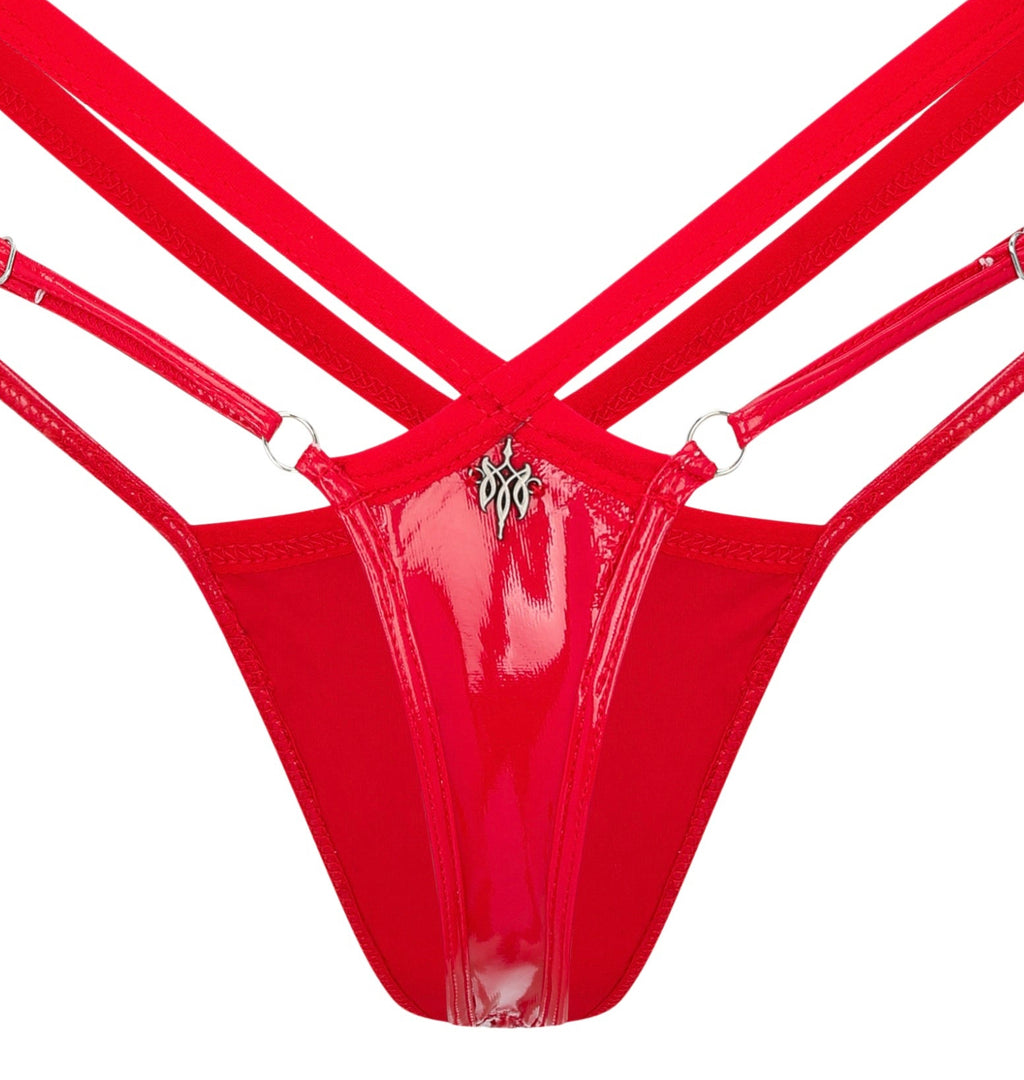 Mark II —  flame red bikini bottom