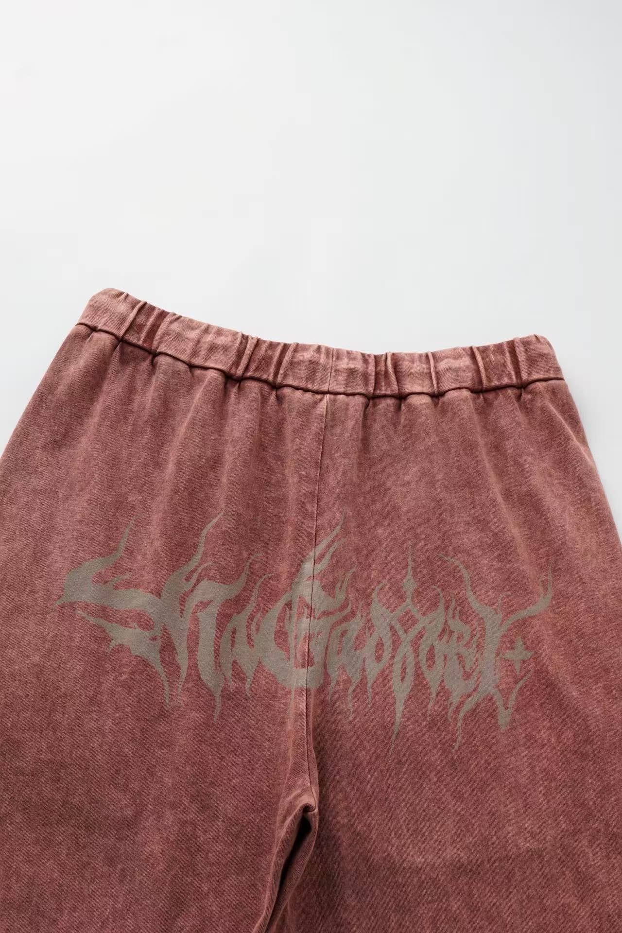 Vagabond ease —— maple red pants