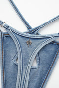 Mahonie denim bikini ——bottom